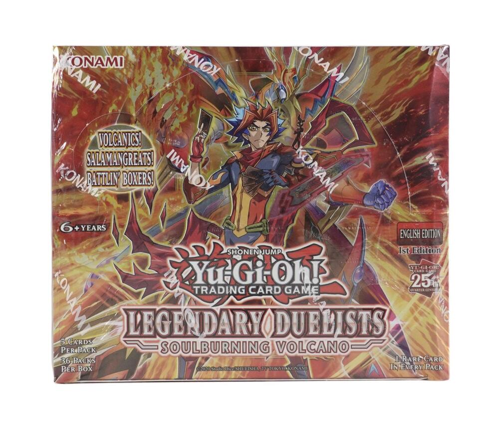 2023 Yu-Gi-Oh Legendary Duelists: Soulburning Volcano Booster 36-Pack Box Image 1