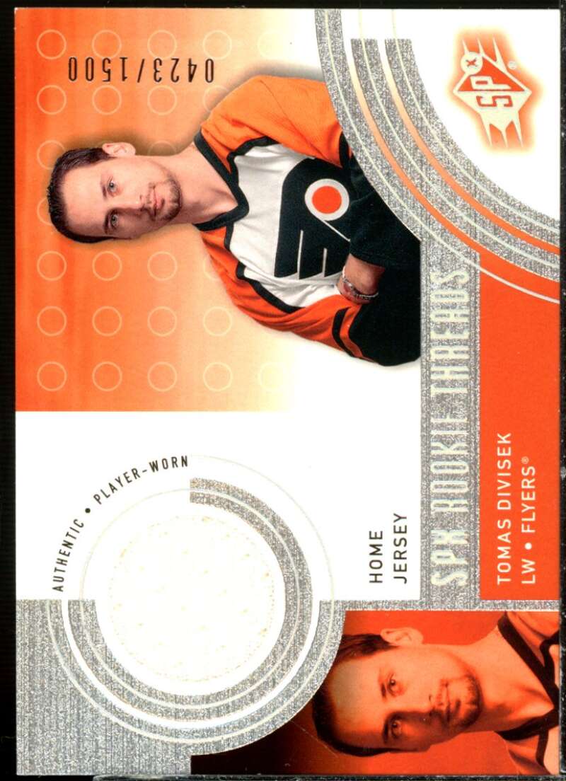 Tomas Divisek HM/1500 Rookie Card 2001-02 SPx #147H  Image 1