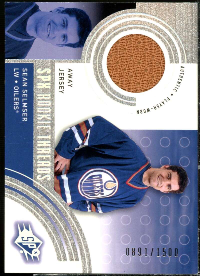 Sean Selmser AW/1500 Rookie Card 2001-02 SPx #139A  Image 1