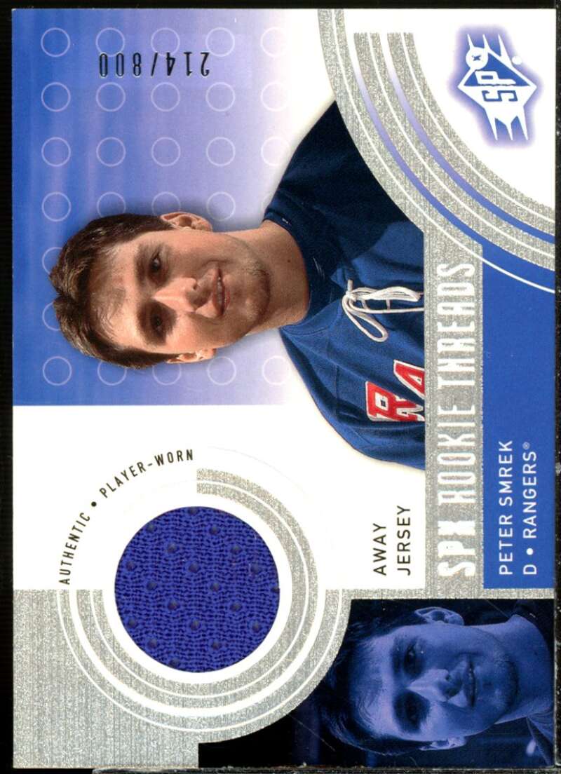 Peter Smrek AW/800 Rookie Card 2001-02 SPx #143A  Image 1