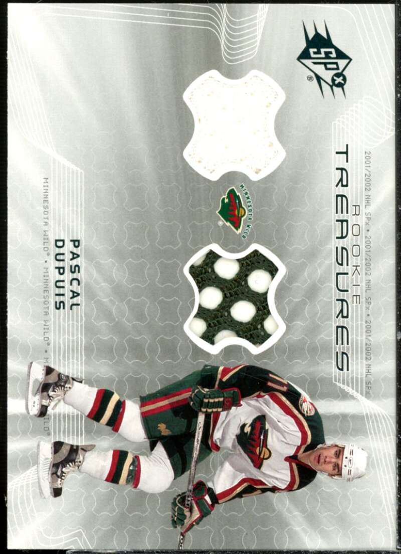 Pascal Dupuis Card 2001-02 SPx Rookie Treasures #RTPD  Image 1