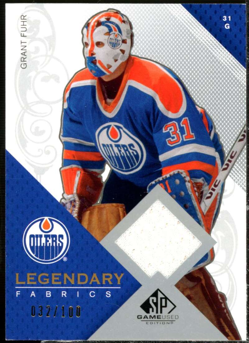 Grant Fuhr Card 2007-08 SP Game Used Legendary Fabrics #LFGF  Image 1