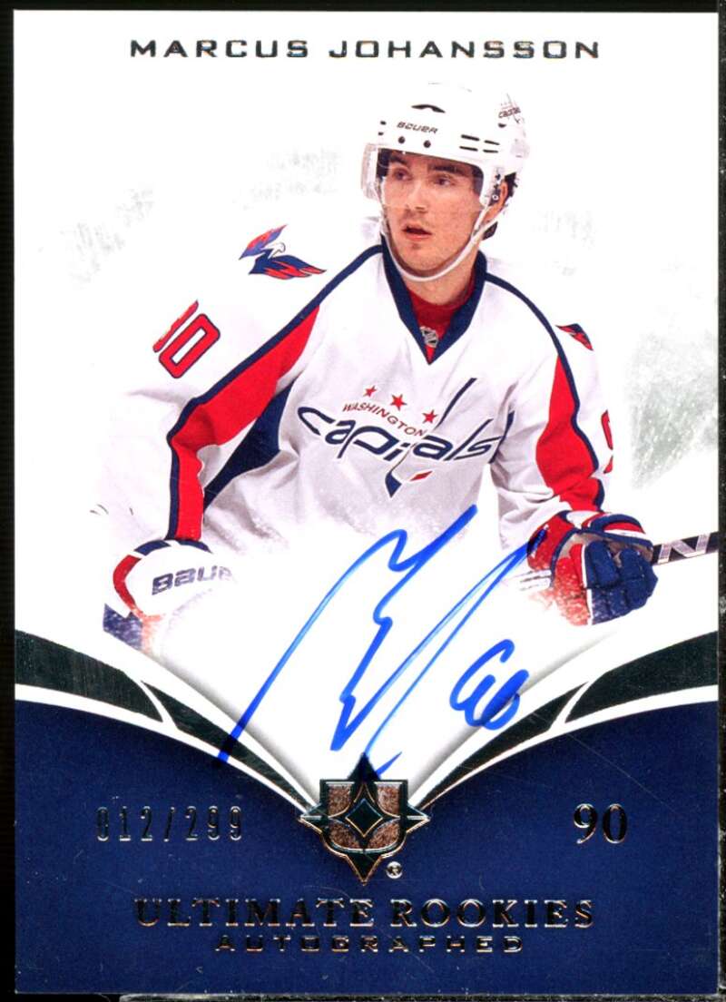 Marcus Johansson AU/299 RC Card 2010-11 Ultimate Collection #136  Image 1