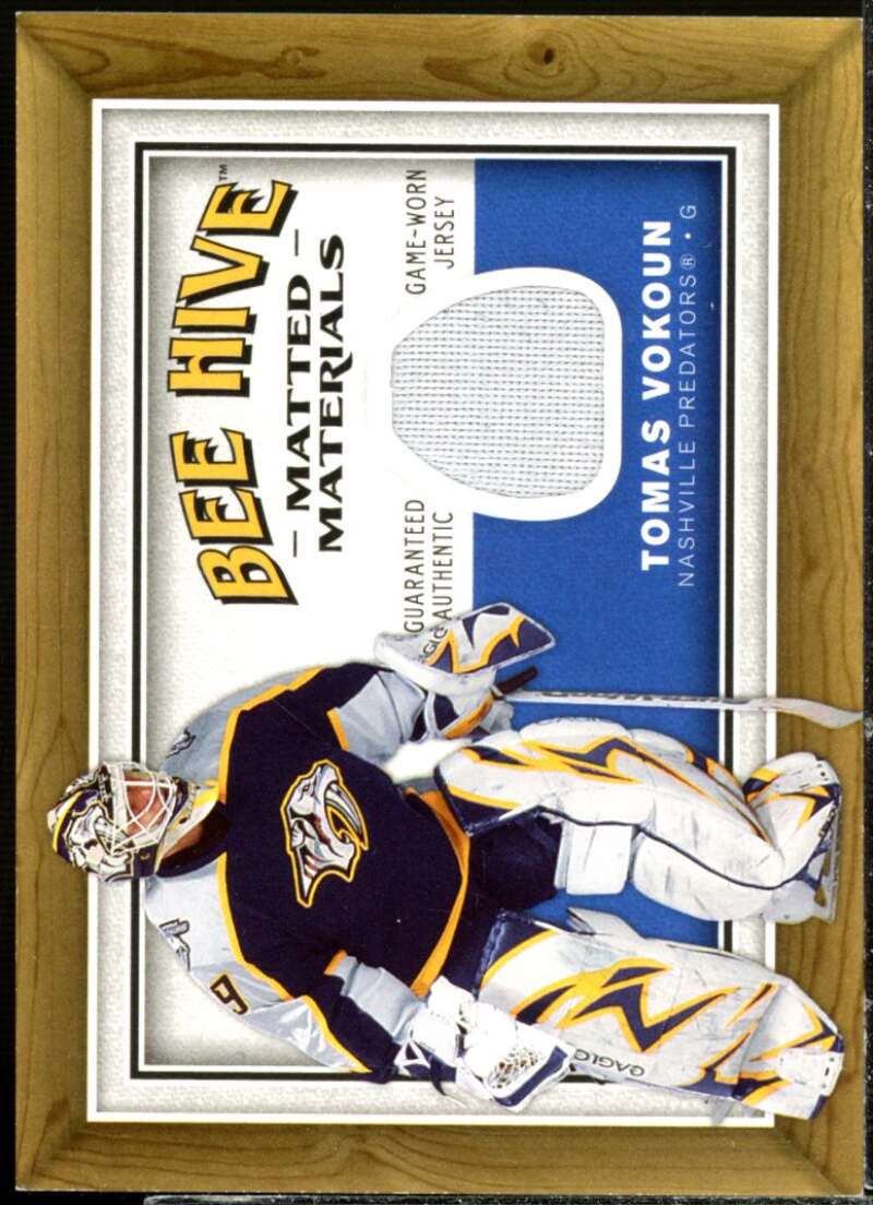 Tomas Vokoun Card 2006-07 Beehive Matted Materials #MMTV  Image 1