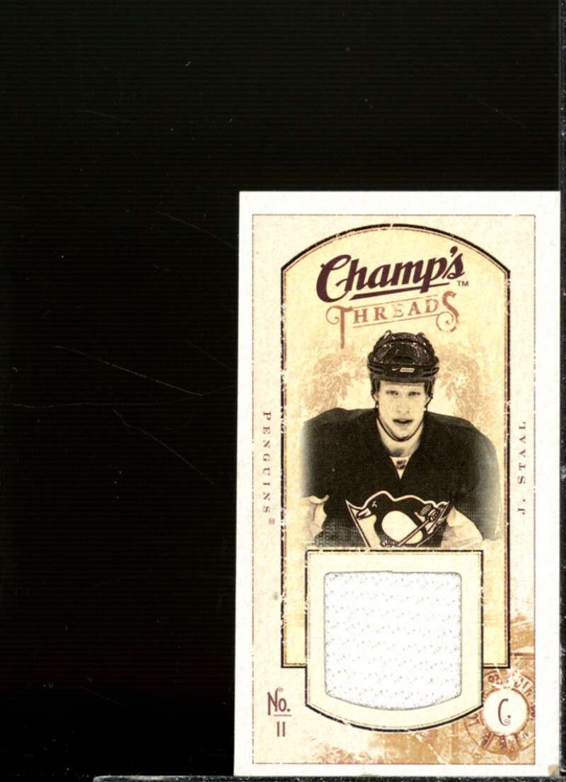 Jordan Staal Card 2009-10 Upper Deck Champ's Threads #MTST  Image 1