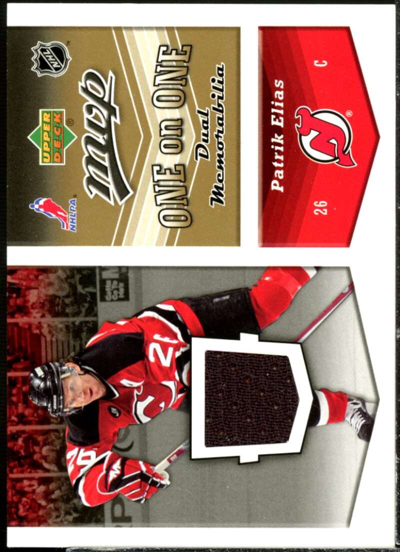 Patrik Elias/Miroslav Satan Card 2006-07 Upper Deck MVP Jerseys #OJES  Image 1