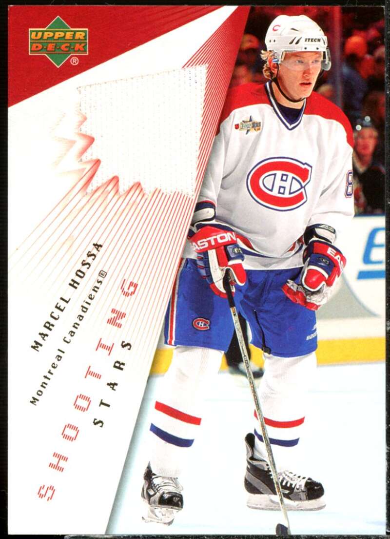 Marcel Hossa Card 2003-04 Upper Deck Shooting Stars #STMH  Image 1