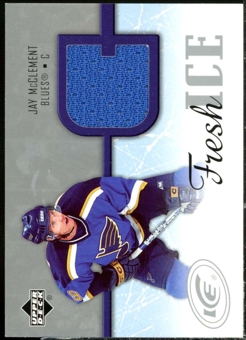 Jay McClement Card 2005-06 Upper Deck Ice Fresh Ice #FIMC  Image 1