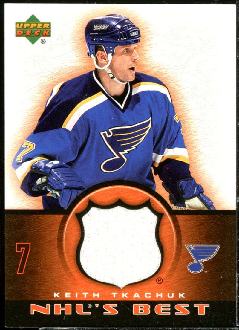 Keith Tkachuk Card 2003-04 Upper Deck NHL's Best #NBKT  Image 1