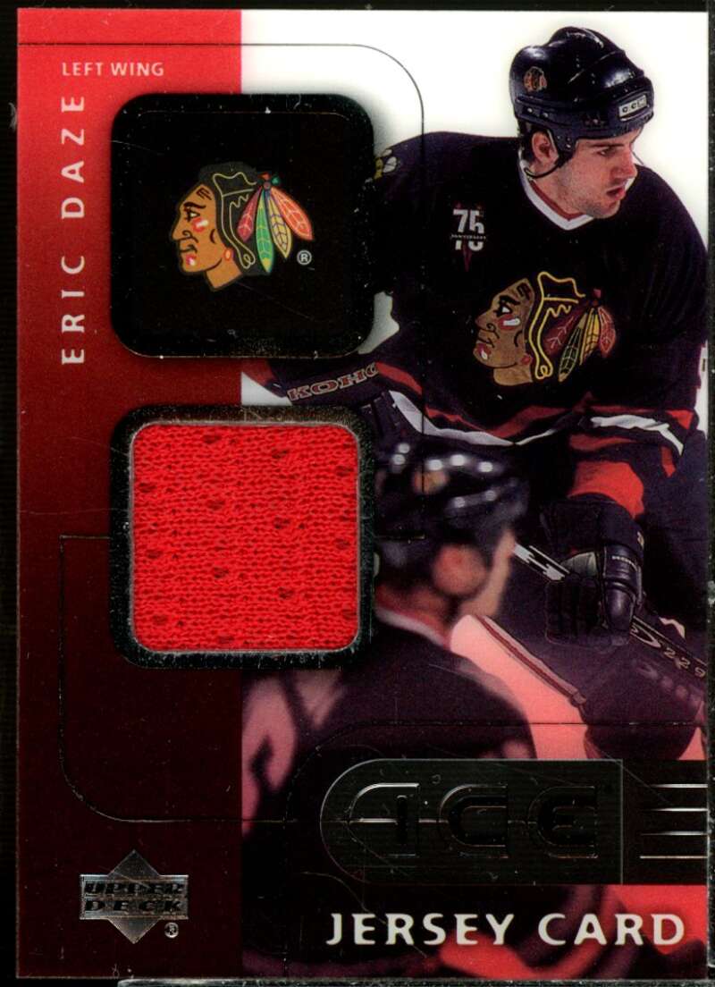 Eric Daze Card 2001-02 Upper Deck Ice Jerseys #JED  Image 1