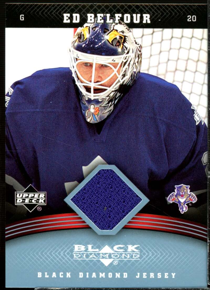 Ed Belfour Card 2006-07 Black Diamond Jerseys #JEB  Image 1