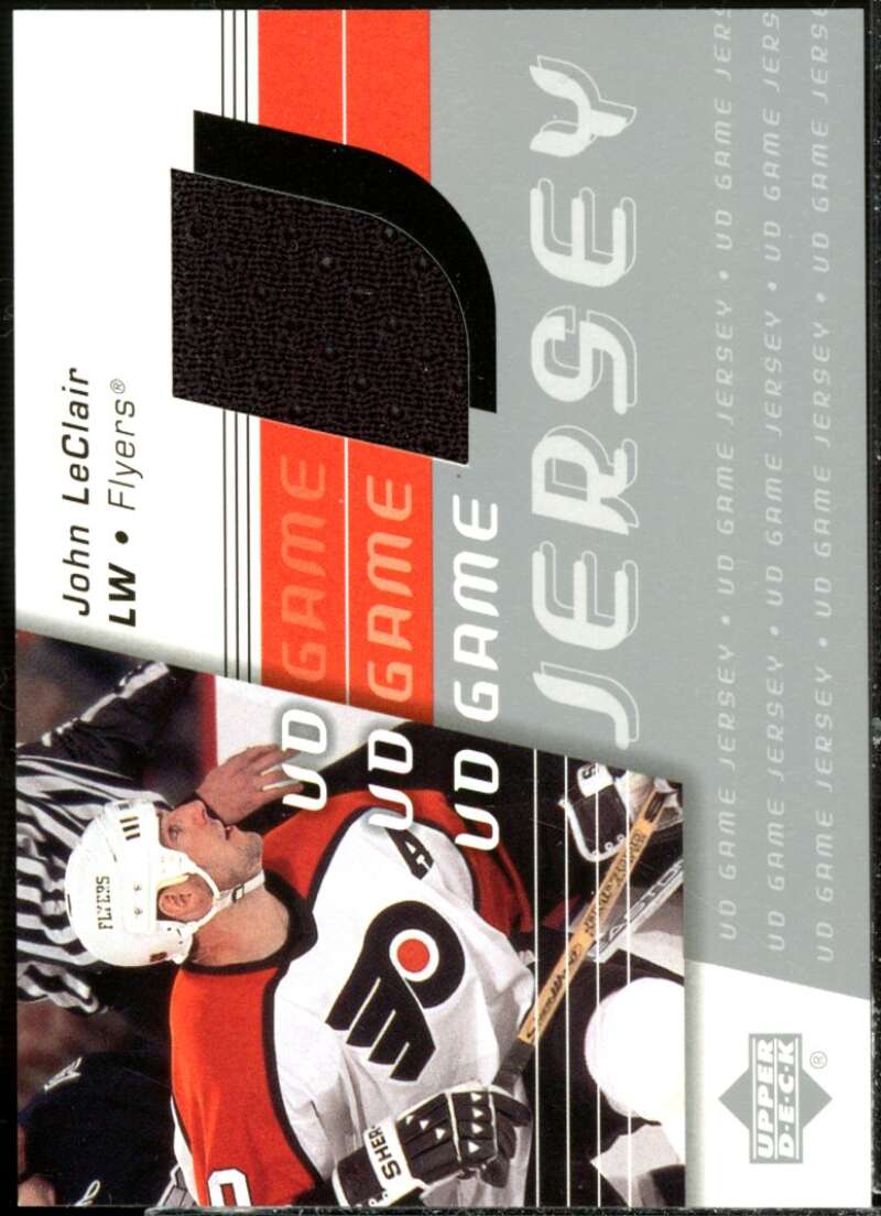 John LeClair Card 2002-03 Upper Deck Game Jersey Series II #GJJL  Image 1