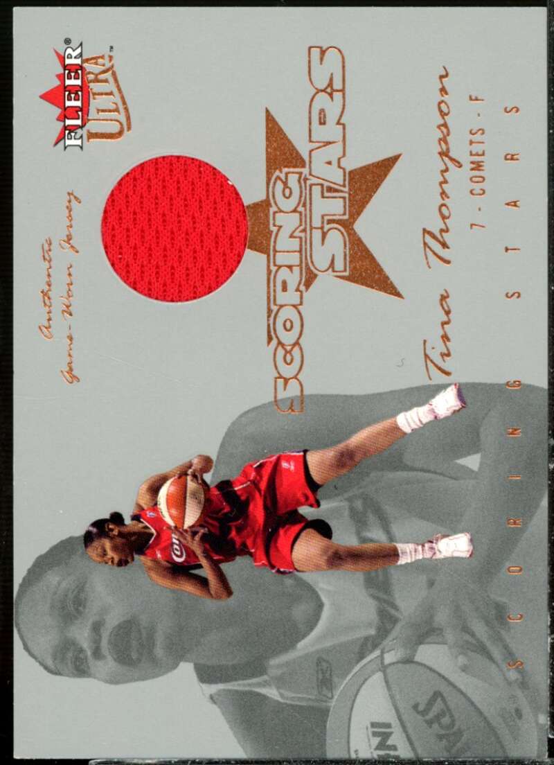 Tina Thompson Card 2004 Ultra WNBA Scoring Stars Jerseys #6  Image 1