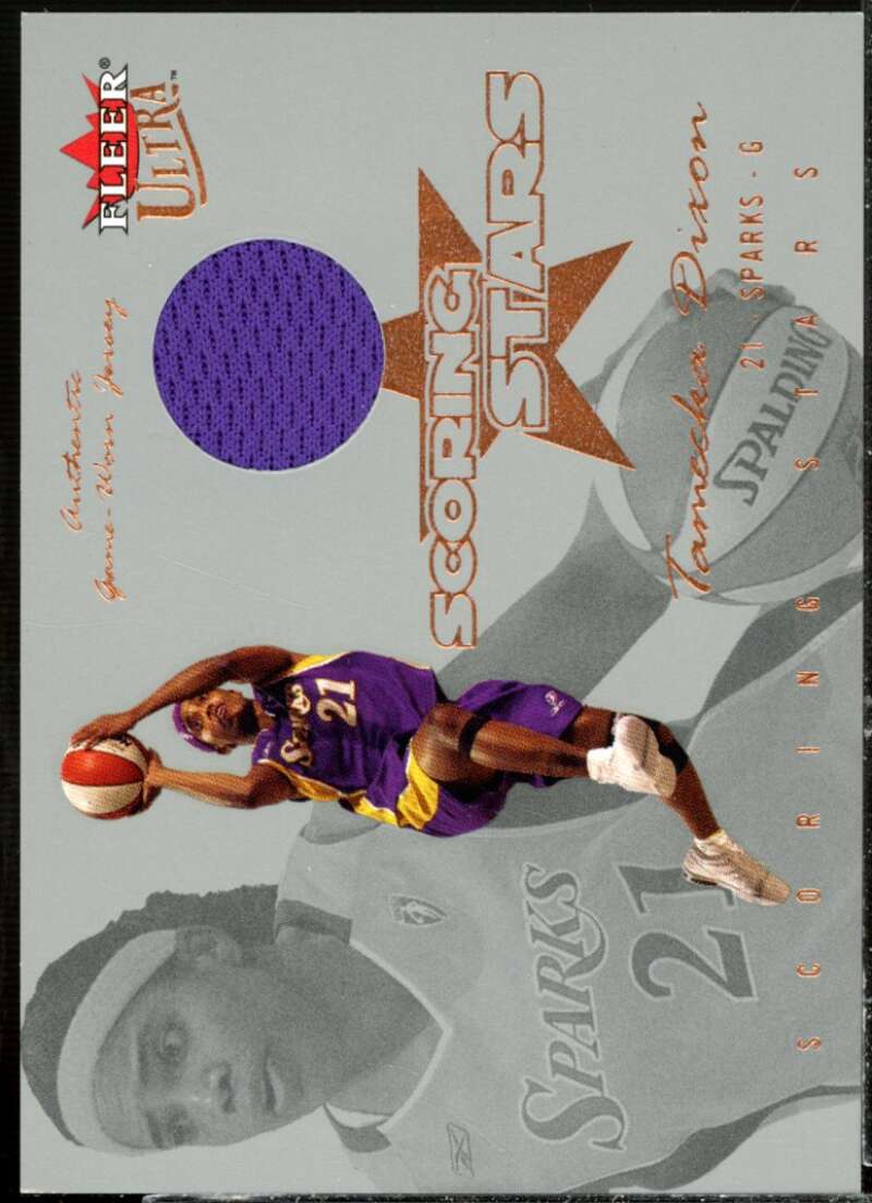 Tamecka Dixon Card 2004 Ultra WNBA Scoring Stars Jerseys #12  Image 1