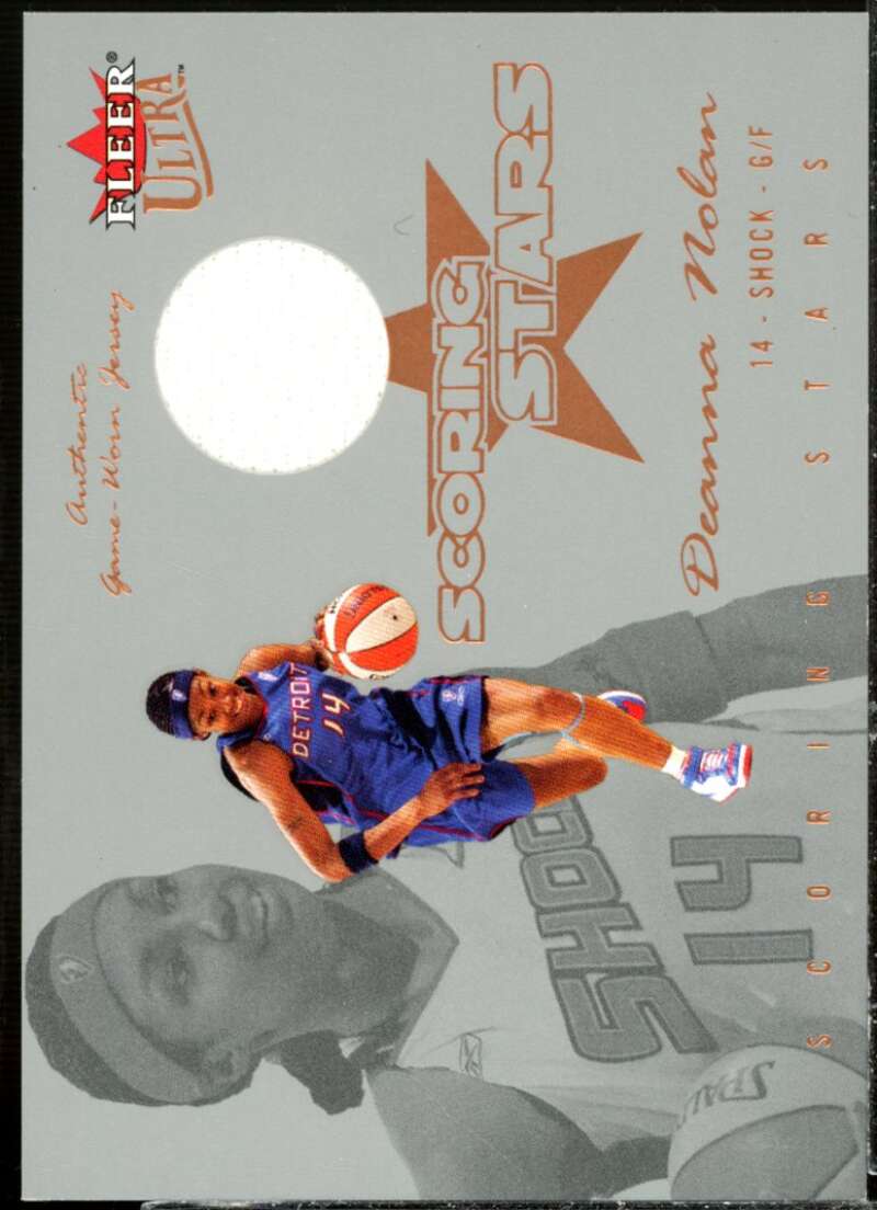 Deanna Nolan Card 2004 Ultra WNBA Scoring Stars Jerseys #14  Image 1