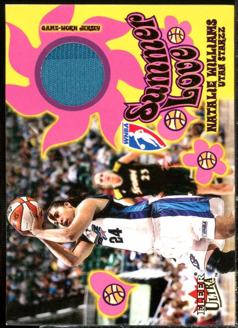 Natalie Williams Card 2002 Ultra WNBA Summer Love Memorabilia #SL3  Image 1