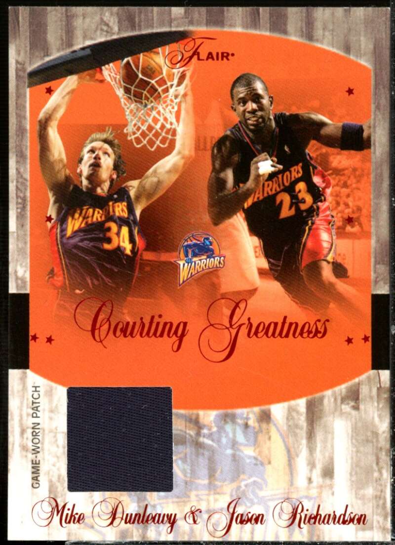 Mike Dunleavy Card 2004-05 Flair Courting Greatness Patches #MD  Image 1