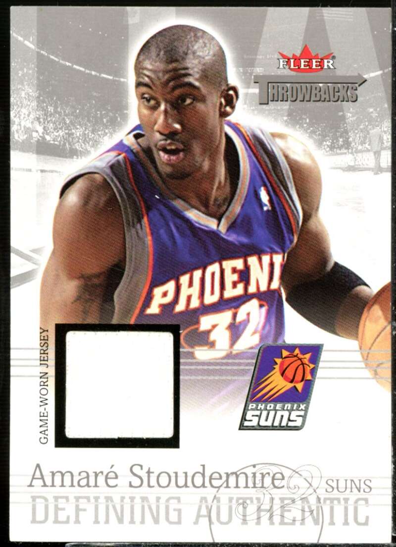 Amare Stoudemire 2004-05 Fleer Throwbacks Defining Authentic Jerseys 99 #AS  Image 1