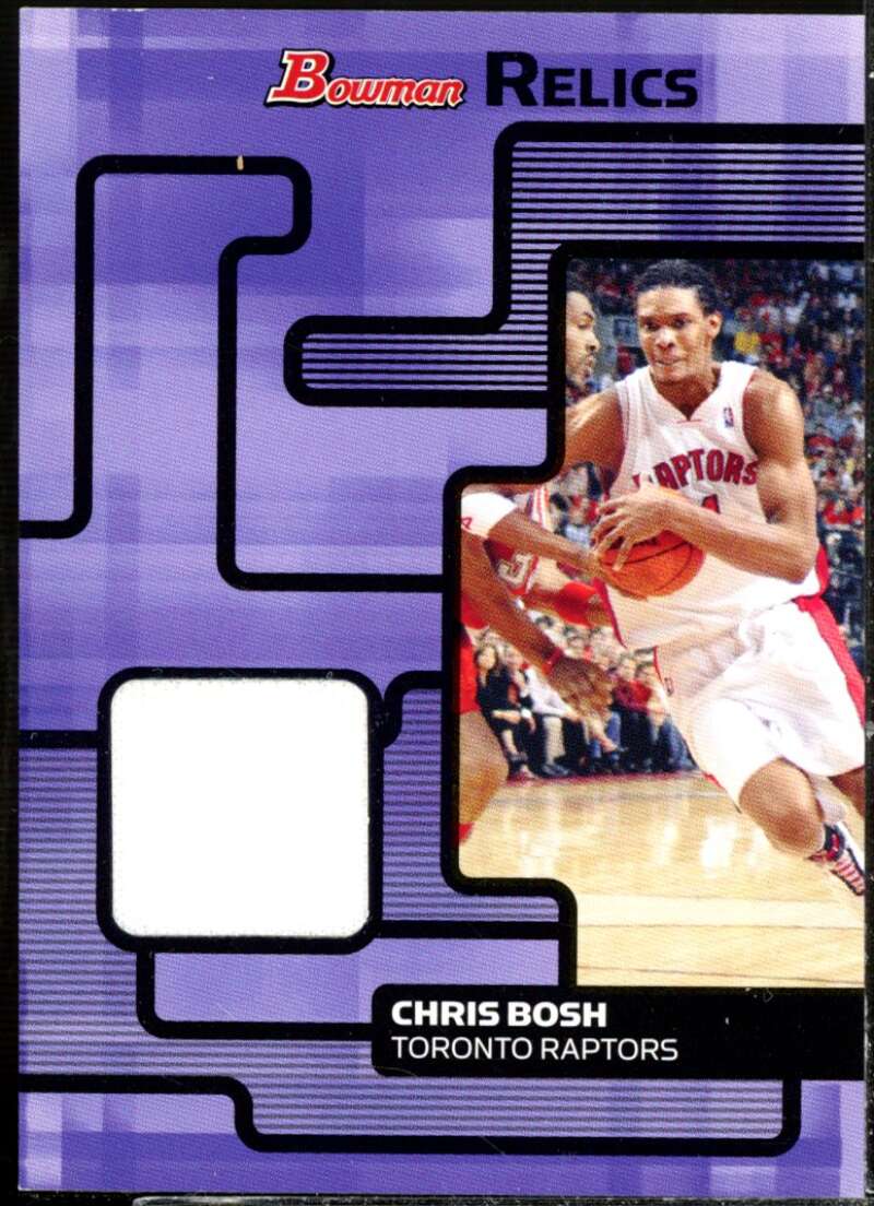 Chris Bosh Card 2007-08 Bowman Relics #CB  Image 1