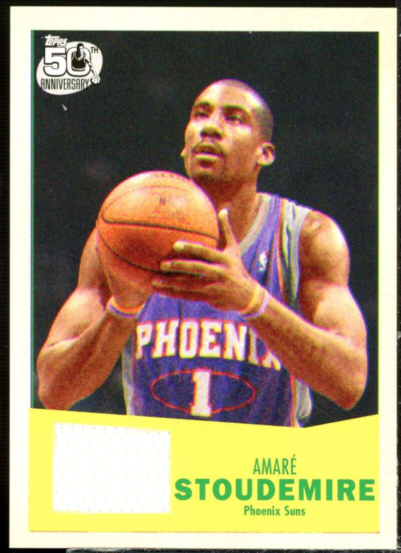 Amare Stoudemire Card 2007-08 Topps 1957-58 Variations Relics #1  Image 1