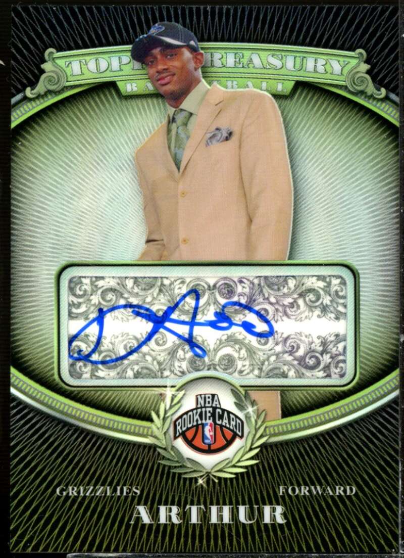 Darrell Arthur Rookie Card 2008-09 Topps Treasury Rookie Autographs #136  Image 1