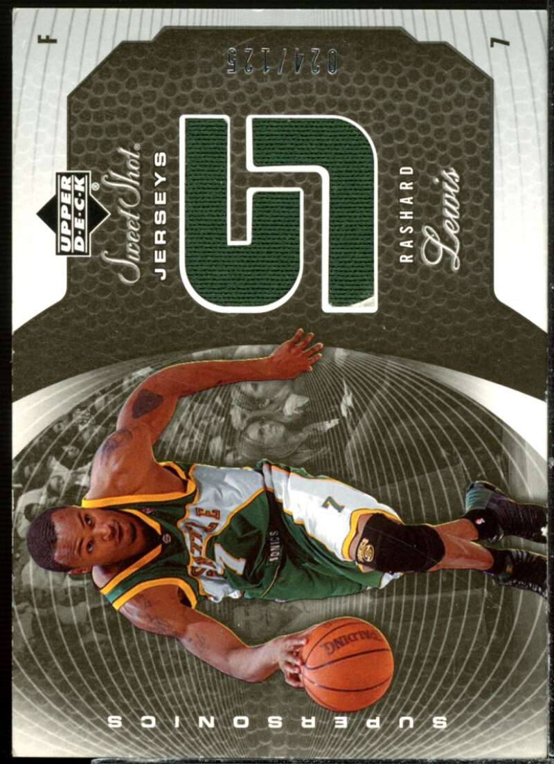 Rashard Lewis Card 2005-06 Sweet Shot Jerseys #RL  Image 1