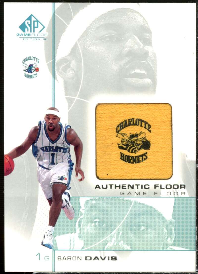 Baron Davis Card 2000-01 SP Game Floor Authentic Floor #BD  Image 1