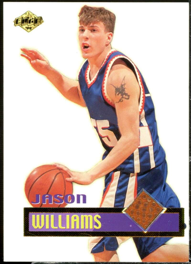 Jason Williams Card 1999 Collector's Edge Rookie Rage Game Ball #GG5  Image 1