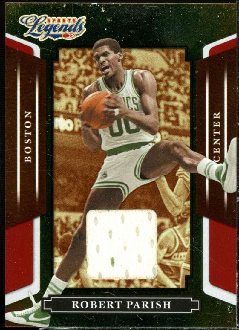 Robert Parish Jsy Card 2008 Donruss Sports Legends Materials Mirror Red #52  Image 1