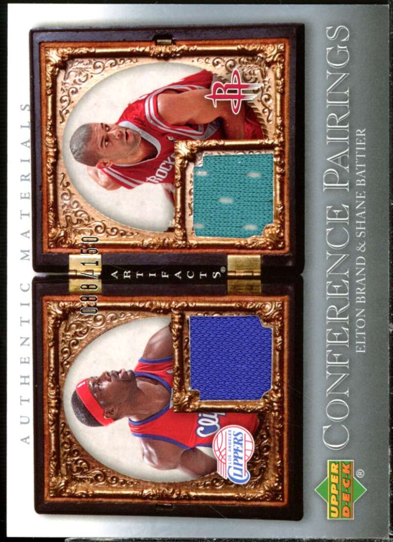 Elton Brand/Shane Battier Card 2007-08 Artifacts Conference Pairings #CPES  Image 1