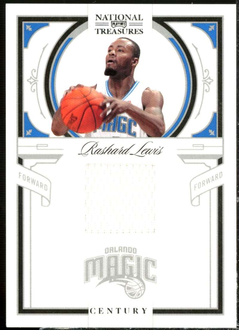 Rashard Lewis Card 2009-10 Playoff National Treasures Century Materials #87  Image 1