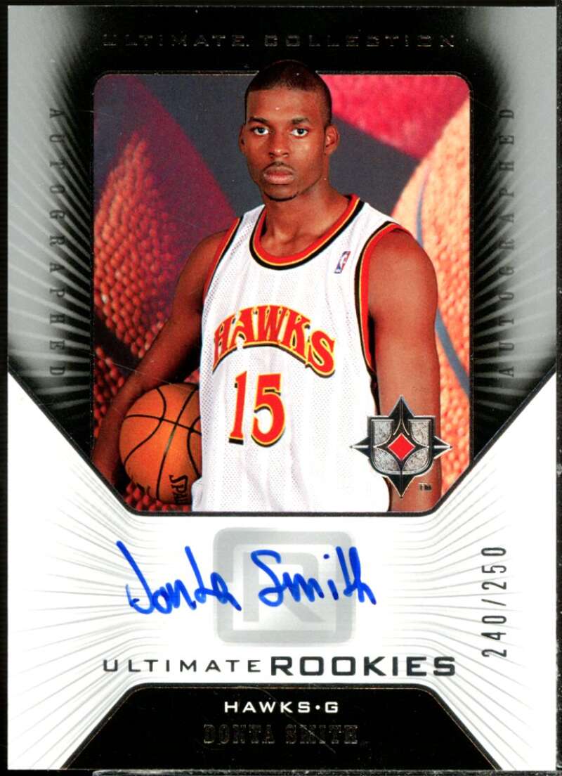 Donta Smith AU Rookie Card 2004-05 Ultimate Collection #157  Image 1