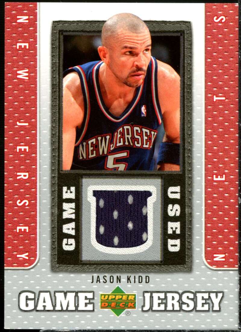 Jason Kidd Card 2007-08 Upper Deck UD Game Jersey #JK  Image 1