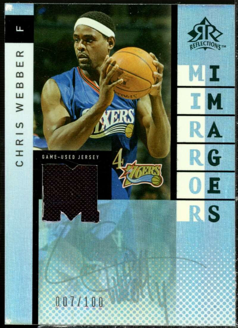 Chris Webber/Lamar Odom Card 2006-07 Reflections Mirror Image Dual Jersey #WO  Image 1