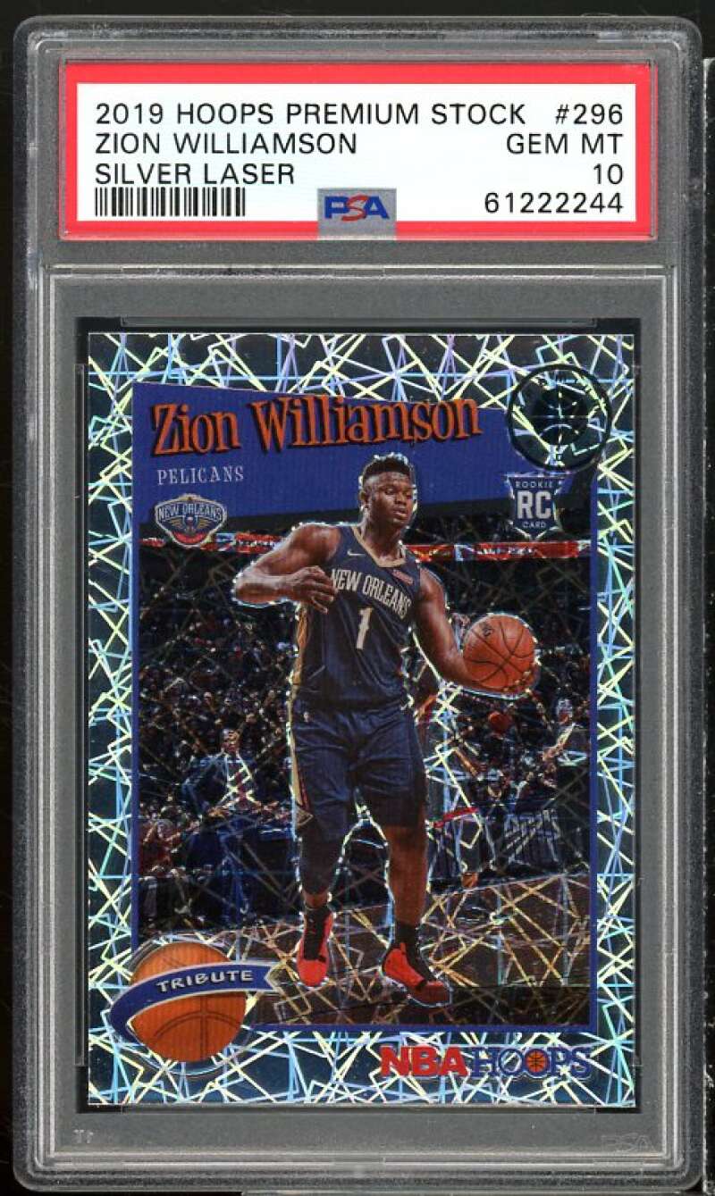 Zion Williamson Rookie Card 2019-20 Hoops Premium Stock Silver