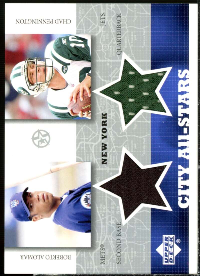 Roberto Alomar/Pennington 2002-03 UD SuperStars City All-Stars Dual Jersey #RACP  Image 1