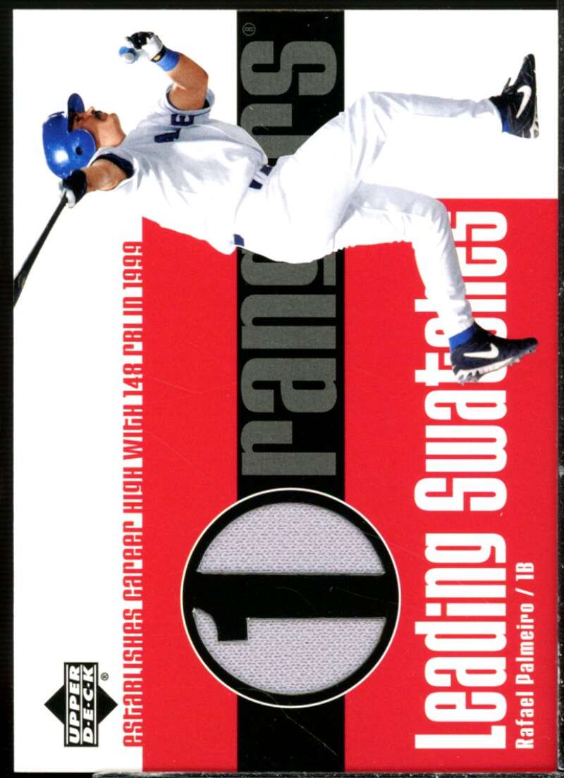 Rafael Palmeiro RBI Card 2003 Upper Deck Leading Swatches #RP  Image 1