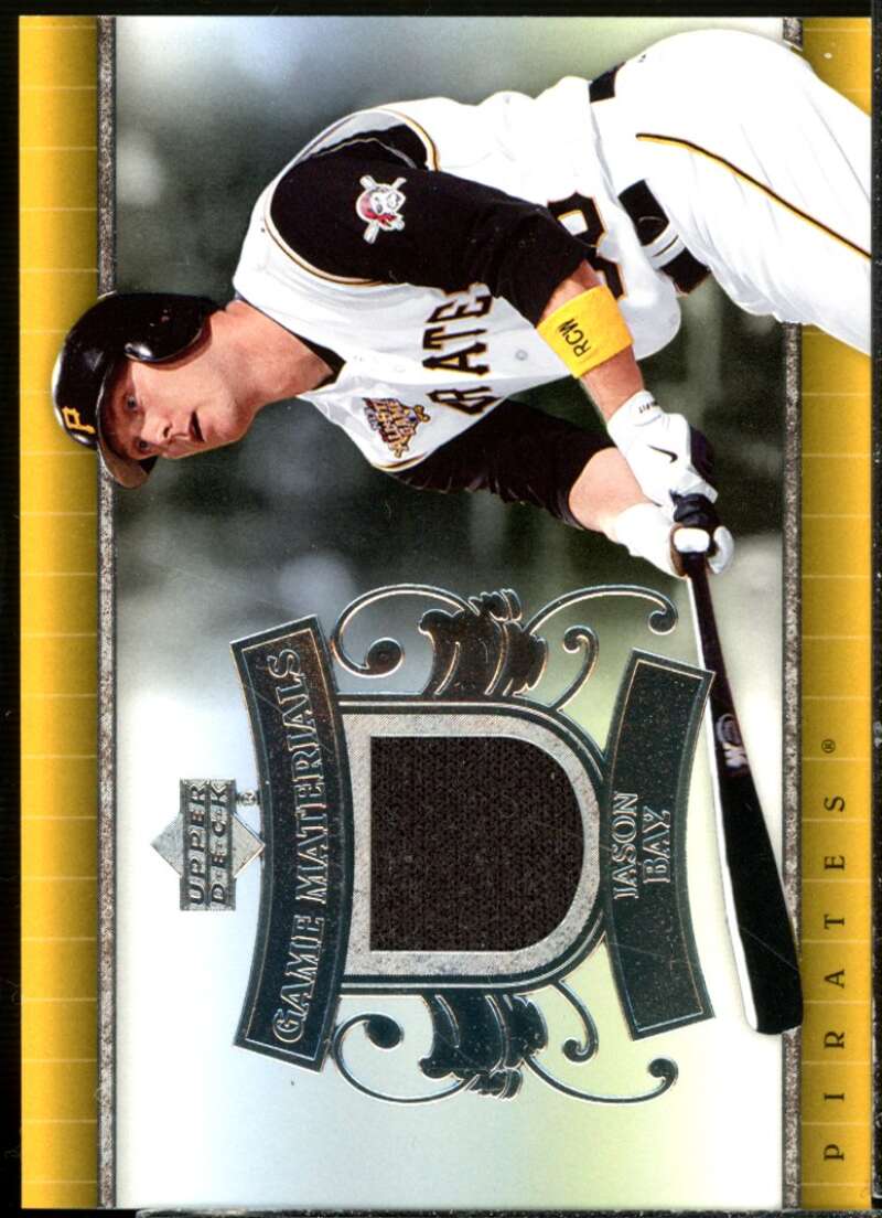 Jason Bay Jsy Card 2007 Upper Deck UD Game Materials #JB  Image 1