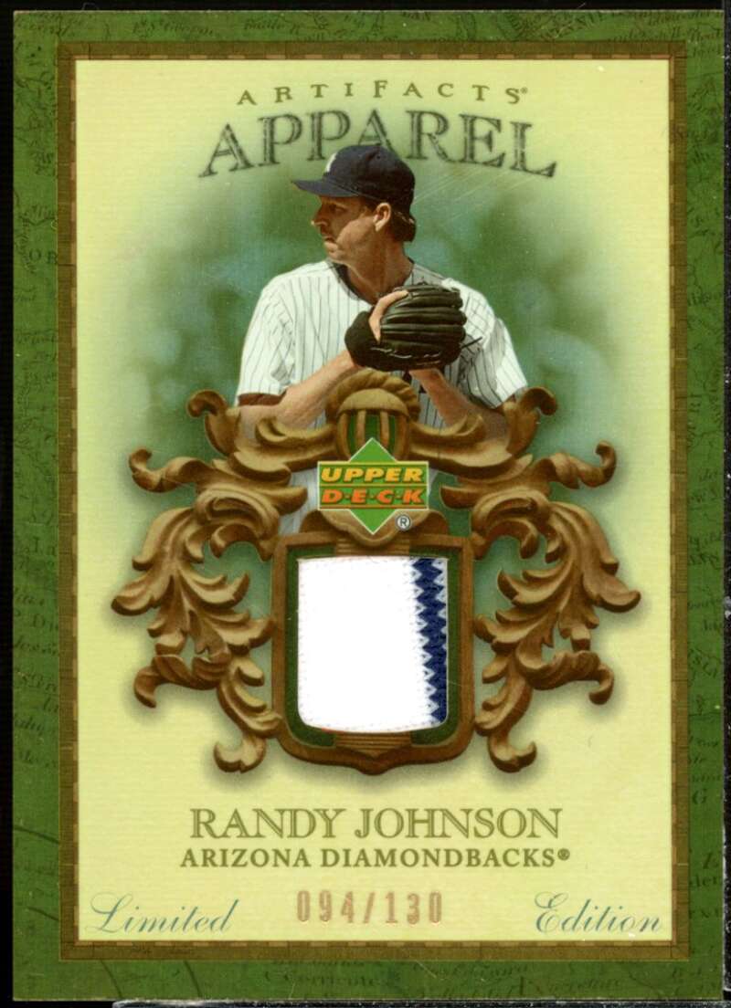 Randy Johnson Card 2007 Artifacts MLB Apparel Limited #RJ  Image 1