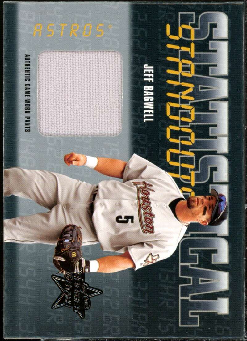 Jeff Bagwell Pants 2002 Leaf RookiesStars Statistical Standouts Materials #22  Image 1