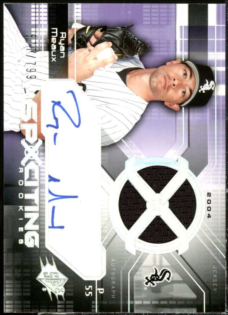 Ryan Meaux AU JSY Rookie Card 2004 SPx #195  Image 1