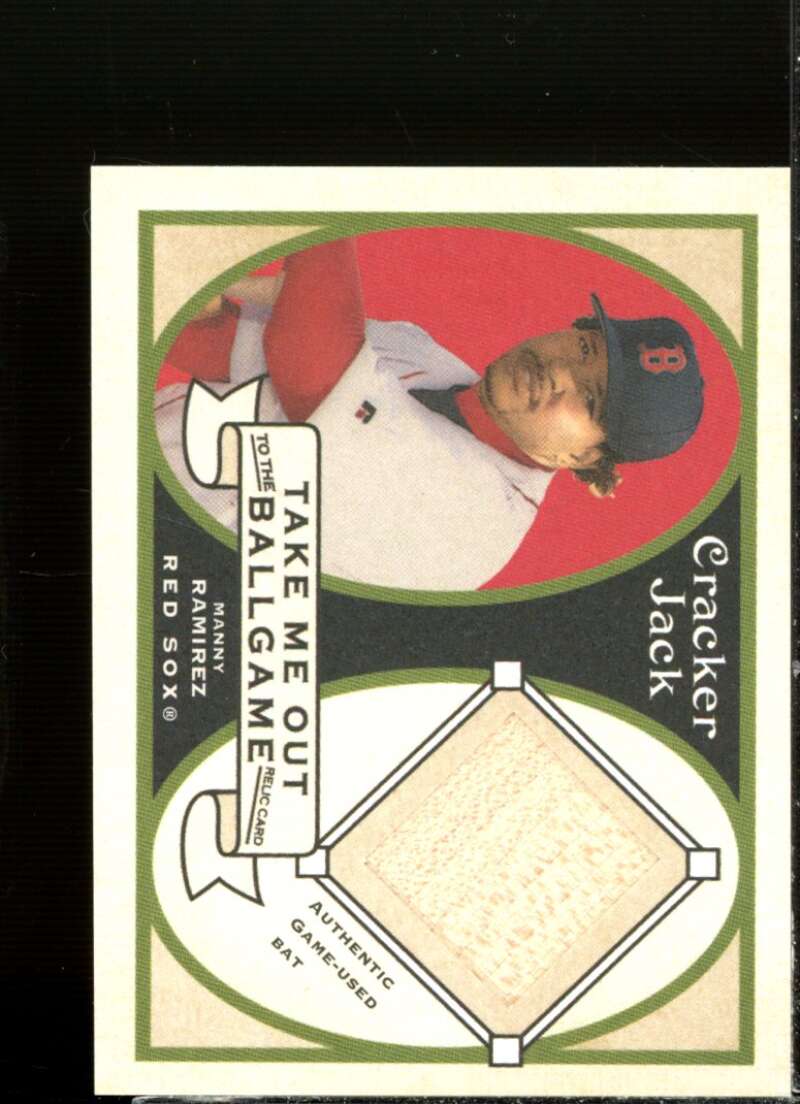 Manny Ramirez 2005 Cracker Jack Take Me Out to the Ballgame Mini Relics #MR  Image 1