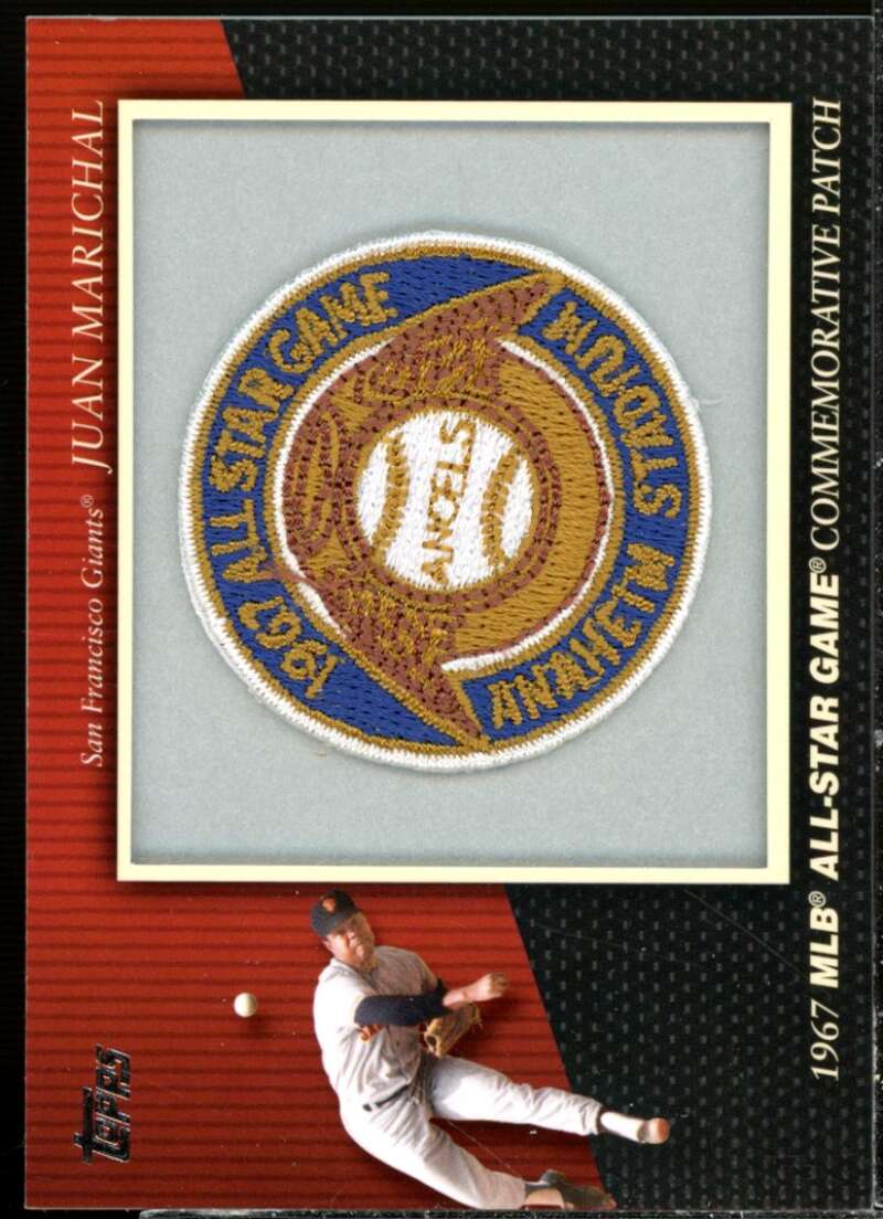 Juan Marichal Card 2010 Topps Commemorative Patch #MCP20  Image 1