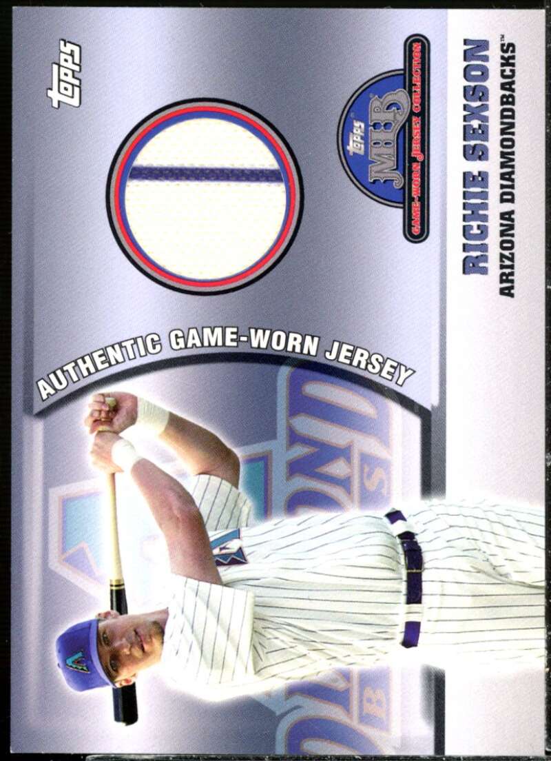 Richie Sexson Card 2005 Topps Opening Day MLB Game Worn Jersey Collection #53  Image 1