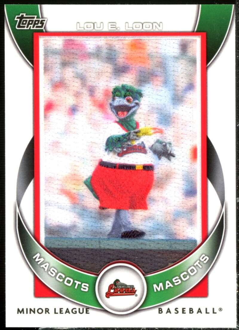 Lou E. Loon Card 2014 Topps Pro Debut Mascots #MMLL  Image 1