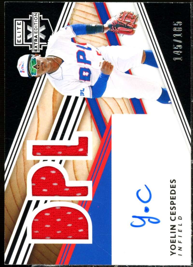 Cespedes 2020 Elite Extra Edition Dominican Pros League Material Signatures #yc  Image 1
