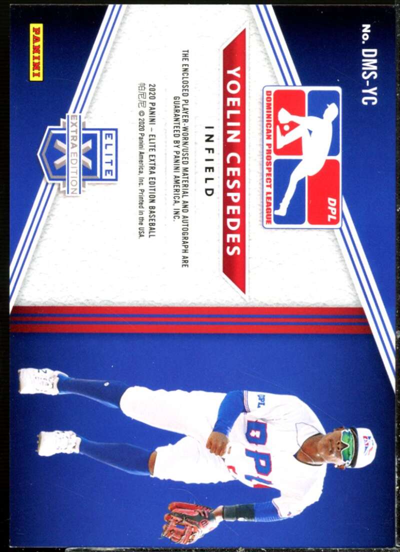 Cespedes 2020 Elite Extra Edition Dominican Pros League Material Signatures #yc  Image 2