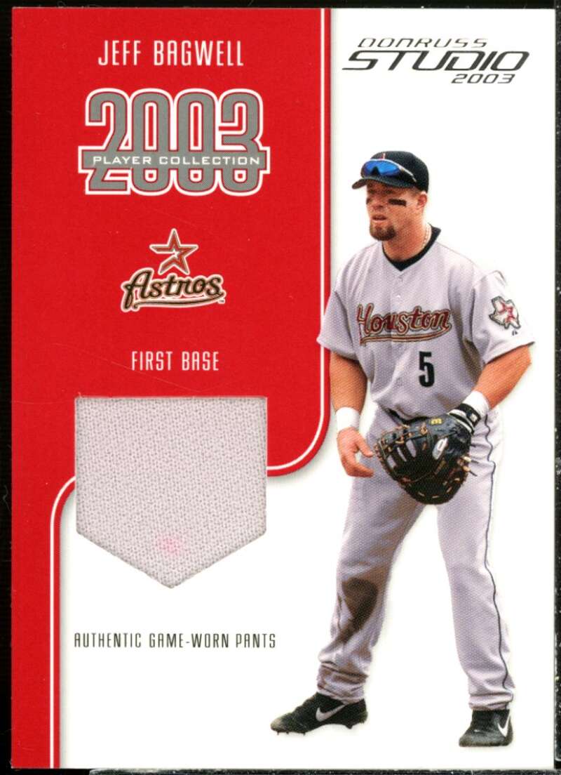 Jeff Bagwell Pants Card 2003 Studio Player Collection #4  Image 1