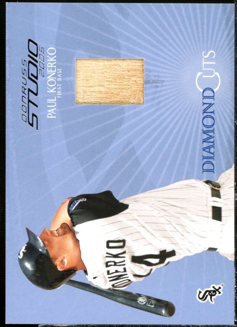 Paul Konerko Card 2005 Studio Diamond Cuts Bat #21  Image 1
