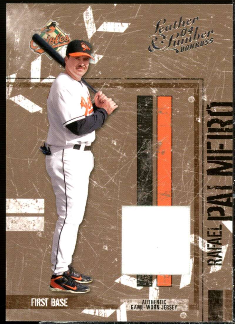 Rafael Palmeiro Card 2004 Leather and Lumber Materials Jersey #23  Image 1